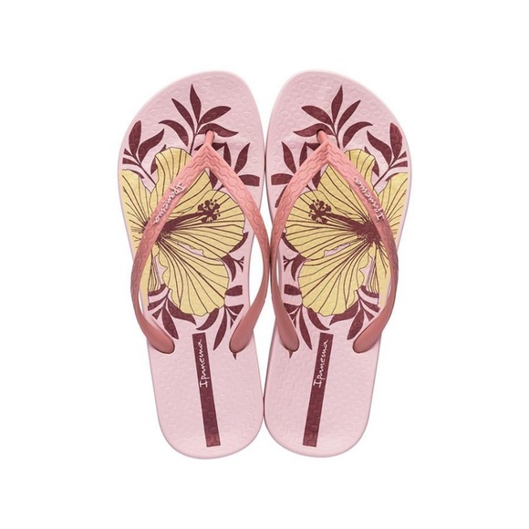 IPANEMA HIBISCUS PINK FLIP FLOPS SANDALS SIZE 7 - Picture 1 of 2